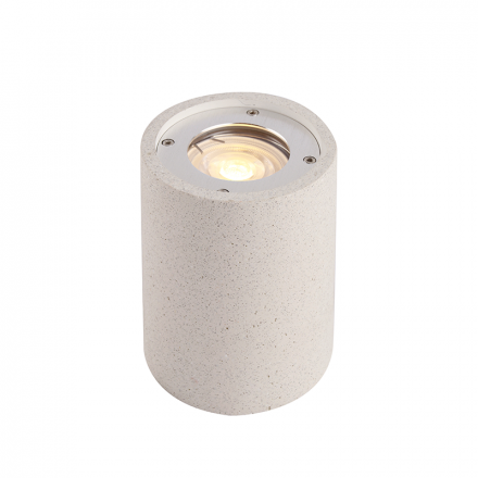 ACA Φωτιστικό Οροφής Τσιμεντένια Arete GU10 Max 7W LED IP65