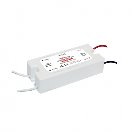 ACA Τροφοδοτικό LED 24W 230V AC - 12V DC 2A IP20 Με Καλώδια