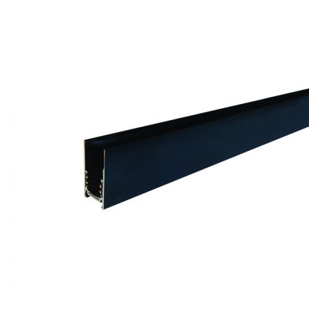 ACA Μαγνητική Ράγα Οροφής/Κρεμαστή 48V DC 1Μ Μαύρο Ματ