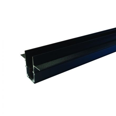 ACA Μαγνητική Ράγα Trimless 48V DC 3Μ Μαύρο Ματ