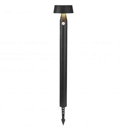 Ηλιακό Φωτιστικό Nama 90 LED 1W IP54 Αλουμίνιο Μαύρο