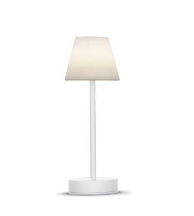 New Garden Επαναφορτιζόμενο Φωτιστικό Lola Slim 30 Dimmable Λευκό Touch