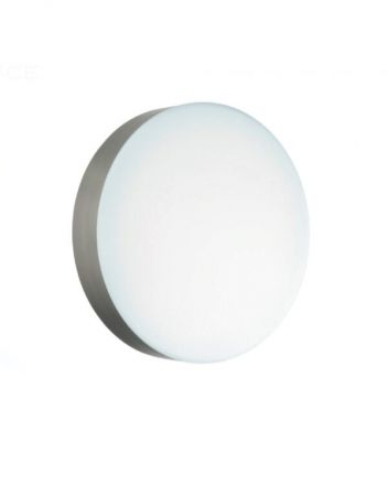 Πλαφονιέρα Εξωτερικού Χώρου LED 21W Nilo Ασημί IP65