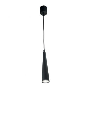 Κρεμαστό Φωτιστικό LED 1xGU10 Noa Μαύρο 25cm