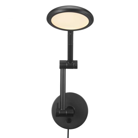Nordlux Επίτοιχο Φωτιστικό LED 5W Μέταλλο Μαύρο Bend