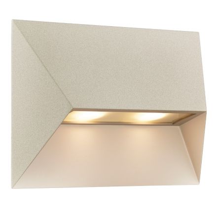 Επίτοιχο Φωτιστικό Pontio 27 LED GU10 Αλουμίνιο Sanded IP54
