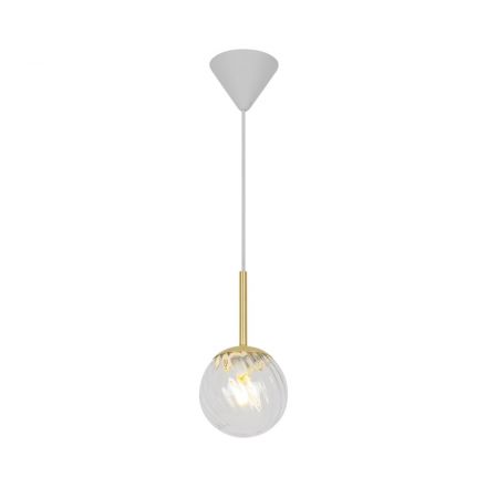 Κρεμαστό Φωτιστικό Chisell 15 LED E14 Μέταλλο/Γυαλί Brass