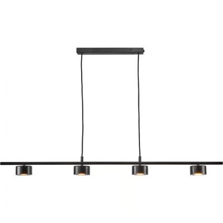 Κρεμαστό Φωτιστικό Clyde LED 16W Μεταλλικό Μαύρο