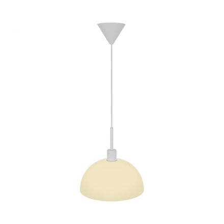 Κρεμαστό Φωτιστικό Ellen 30 LED E27 Μέταλλο/Γυαλί Opal Λευκό