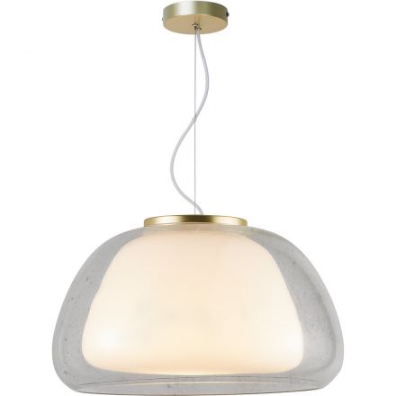 Κρεμαστό Φωτιστικό Jelly LED E27 Μέταλλο/Γυαλί Διάφανο