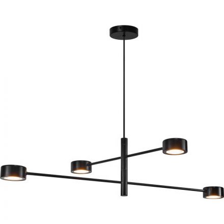 Κρεμαστό Φωτιστικό LED 16W Μεταλλικό Μαύρο Clyde