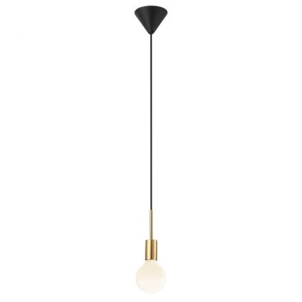 Κρεμαστό Φωτιστικό Paco LED E27 Μεταλλικό Brass