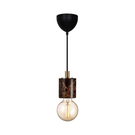 Κρεμαστό Φωτιστικό Siv LED E27 Marble Καφέ