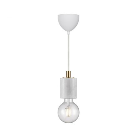 Κρεμαστό Φωτιστικό Siv LED E27 Marble Λευκό