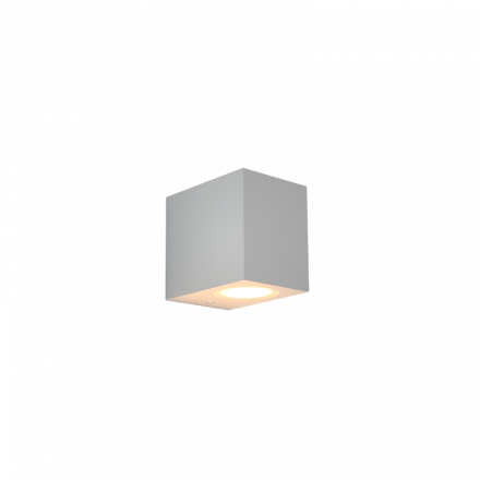 InLight Norman 1xGU10 Outdoor Up or Down Wall Lamp Grey D:8cmx7cm (80200434)
