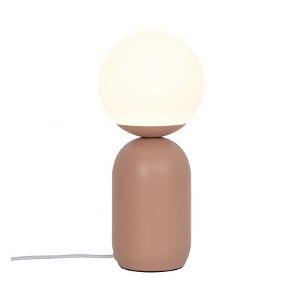 Επιτραπέζιο Φωτιστικό Notti LED E14 Μέταλλο/Γυαλί Terracotta