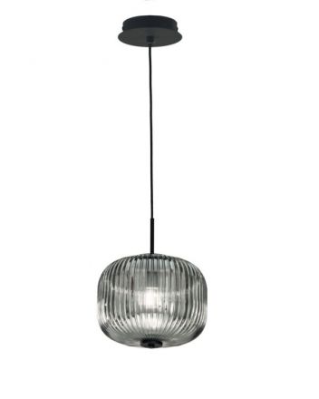 Κρεμαστό Φωτιστικό LED 1xE14 Odette Smoke
