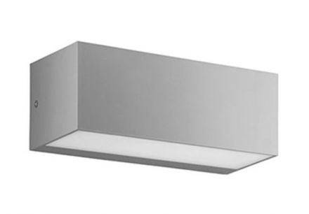 Απλίκα Εξωτερικού Χώρου LED 12W Falco Ασημί IP65