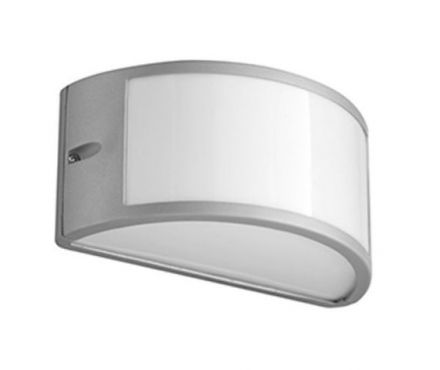 Απλίκα Εξωτερικού Χώρου LED 1xE27 Fabius Ασημί IP44