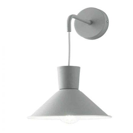 Απλίκα LED 1xE27 Elio Γκρι