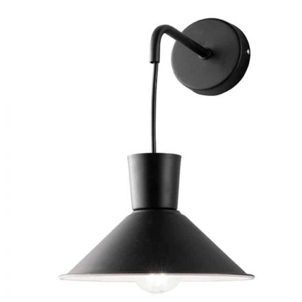 Απλίκα LED 1xE27 Elio Μαύρο
