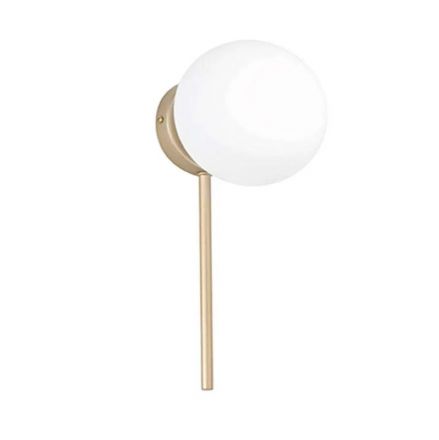 Απλίκα LED E14 Jewel Χρυσό/Οπάλ