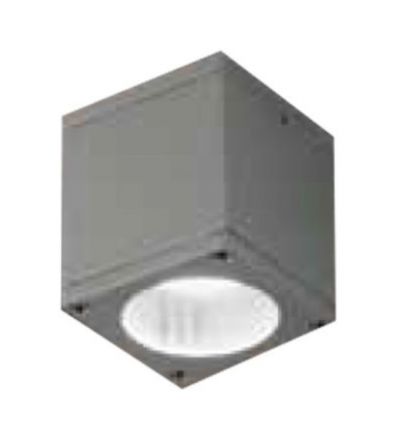 Ondaluce Φωτιστικό Οροφής LED GU10 Nevada Ασημί IP54