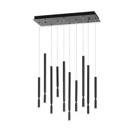 Κρεμαστό Φωτιστικό LED 10x7W Tubic Μαύρο