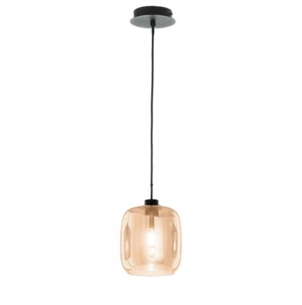 Κρεμαστό Φωτιστικό LED 1xE14 Verve Ø 16 Μαύρο/Amber