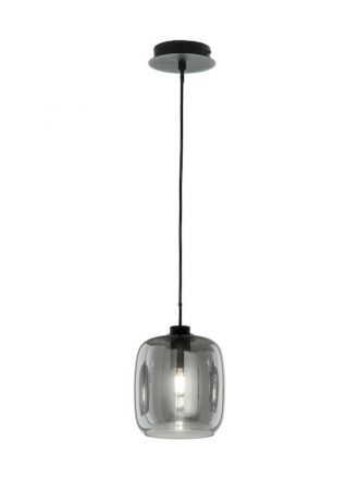 Κρεμαστό Φωτιστικό LED 1xE14 Verve Ø 16 Μαύρο/Smoke