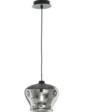 Κρεμαστό Φωτιστικό LED 1xE14 Verve Ø 21 Μαύρο/Smoke