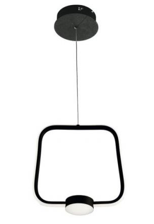 Κρεμαστό Φωτιστικό LED 28W Μαύρο Dimmable