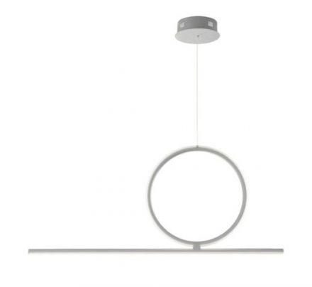 Κρεμαστό Φωτιστικό LED 35W Acrobat Ασημί