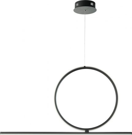 Κρεμαστό Φωτιστικό LED 42W Acrobat Μαύρο