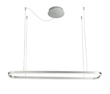 Κρεμαστό Φωτιστικό LED 60W Minus Ασημί Dimmable