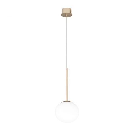 Κρεμαστό Φωτιστικό LED E14 Jewel Χρυσό/Οπάλ