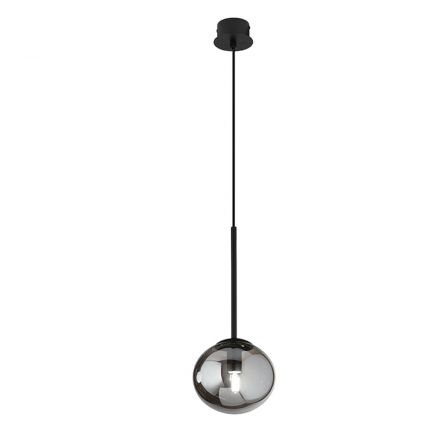 Κρεμαστό Φωτιστικό LED E14 Jewel Μαύρο/Smoke