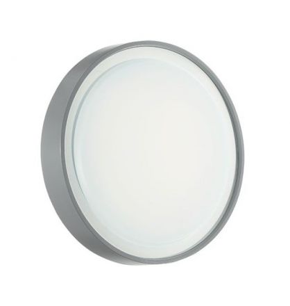 Πλαφονιέρα Εξωτερικού Χώρου LED 15W Aidi Γκρι IP65