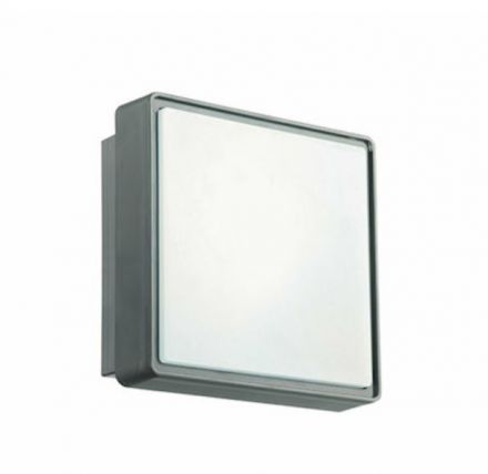 Πλαφονιέρα Εξωτερικού Χώρου LED 1xE27 Picca Ανθρακί IP65