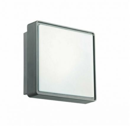 Πλαφονιέρα Εξωτερικού Χώρου LED 2xE27 Picca Ανθρακί IP65