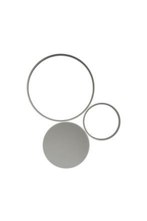 Πλαφονιέρα LED 42W 4000K Pois Ασημί