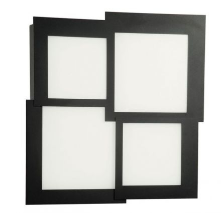 Πλαφονιέρα LED 55W Passpartou Μαύρο