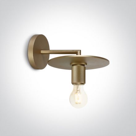 Απλίκα LED E27 100-240V Brushed Brass