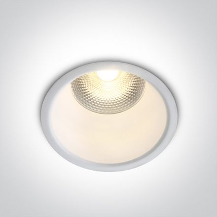 One Light Χωνευτό Σποτ COB LED 10W 24° Αλουμίνιο 230V