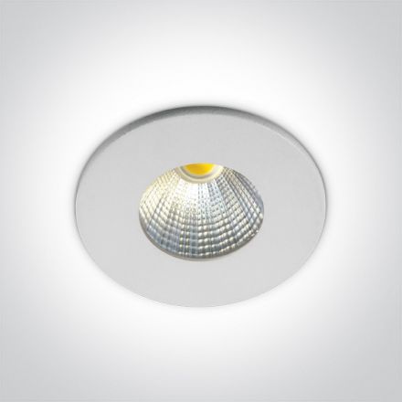 One Light Χωνευτό Σποτ COB LED 1W/2W Αλουμίνιο Dimmable