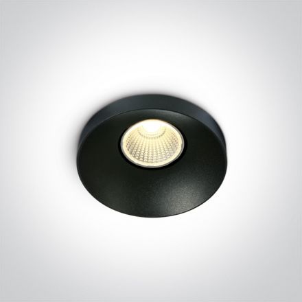One Light Χωνευτό Σποτ LED COB 8W 60° Die Cast Αλουμίνιο