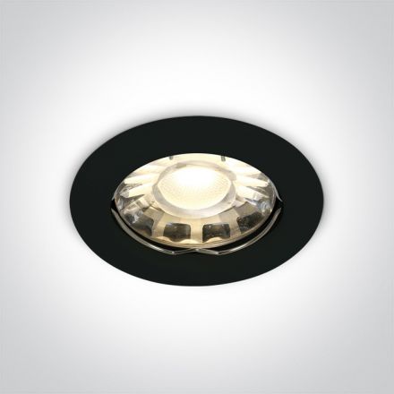 Χωνευτό Σποτ LED MR16 GU5,3 Die Cast 12V Μαύρο