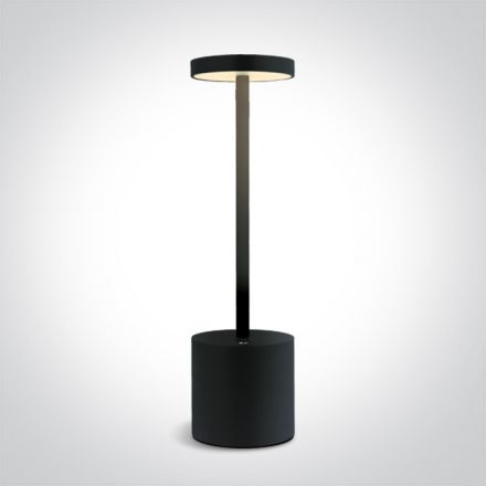 Επαναφορτιζόμενο Φωτιστικό LED 3W 3-Step Dimming Touch Μεταλλικό 61100