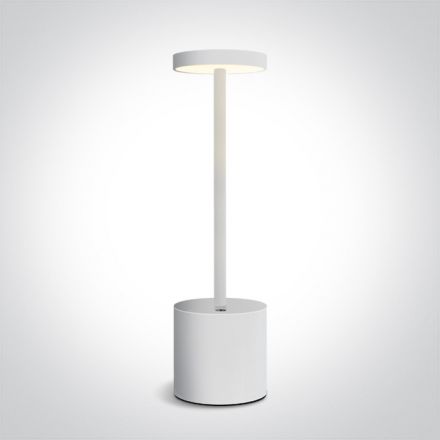 Επαναφορτιζόμενο Φωτιστικό LED 3W 3-Step Dimming Touch Μεταλλικό 61100