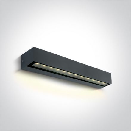 Επίτοιχο Φωτιστικό LED 9W 3000K IP65 Αλουμίνιο Ανθρακί